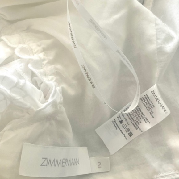 ZIMMERMANN RESORT 2021 LULU SCALLOP FRILL TOP - Picture 6 of 10